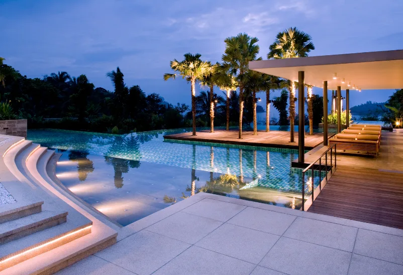 Hotel and resort with pool